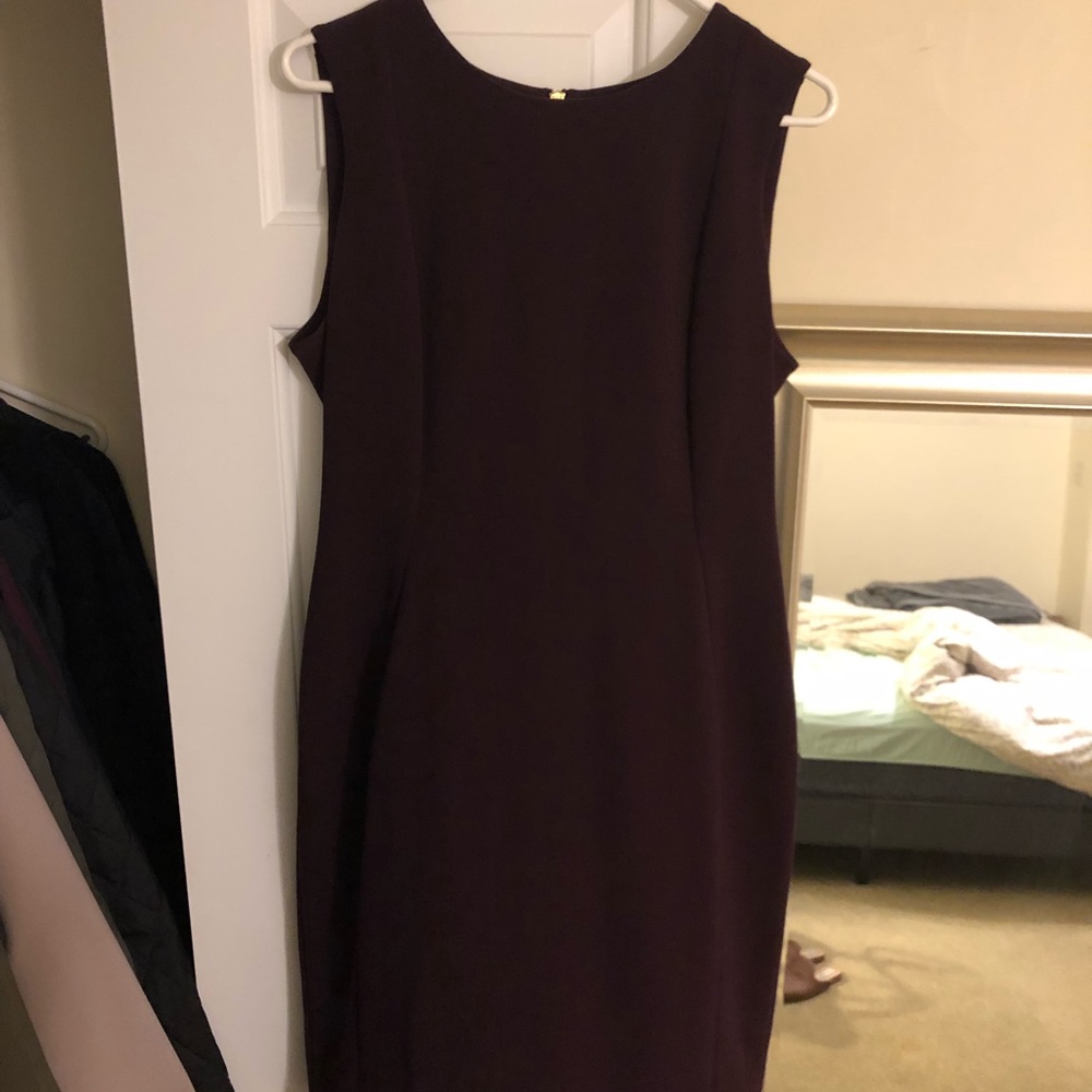 Eggplant purple dress
